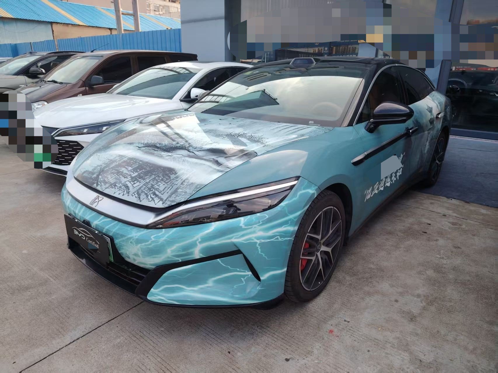 Han L 2025 EV AWD LiDAR Flagship exterior