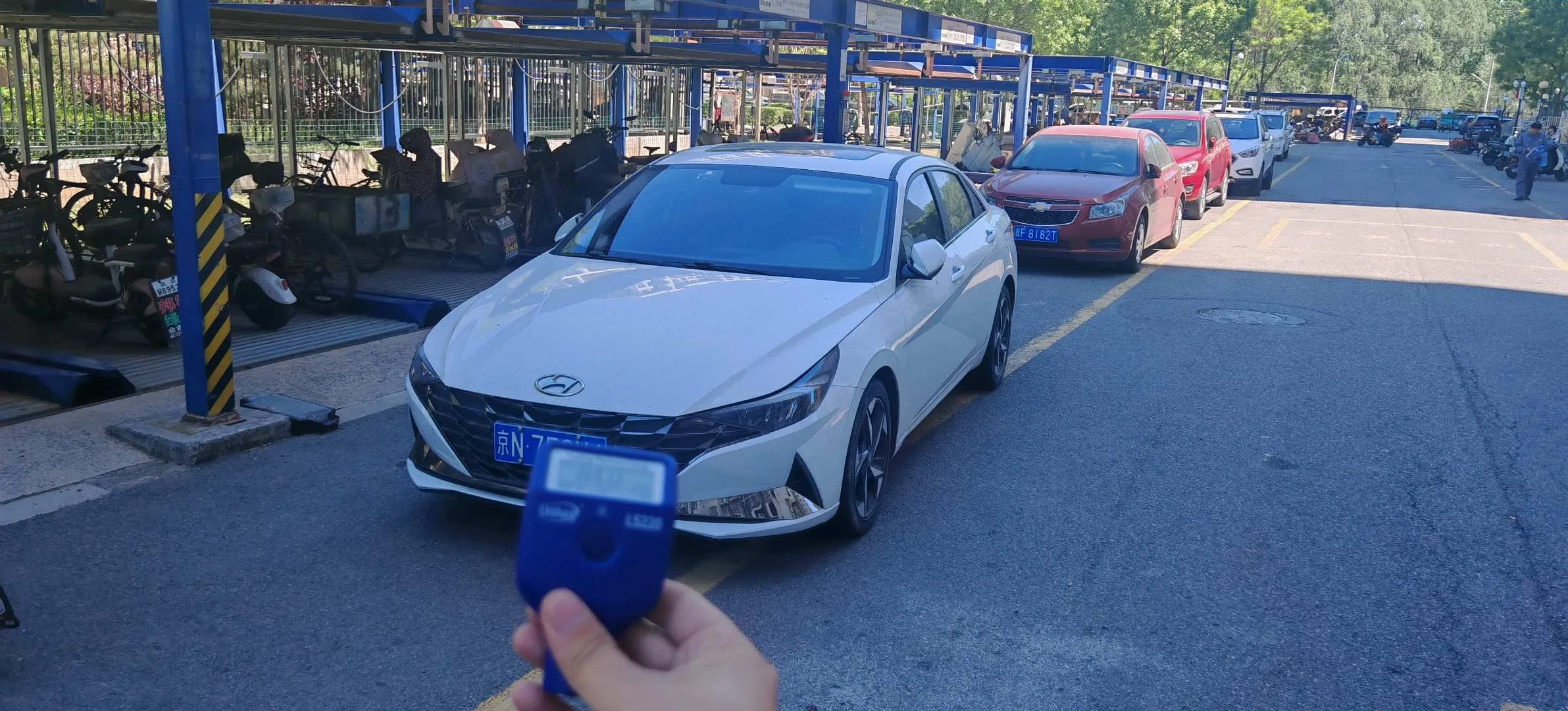 Hyundai Elantra 2023 1.5L CVT GLX Elite Edition exterior